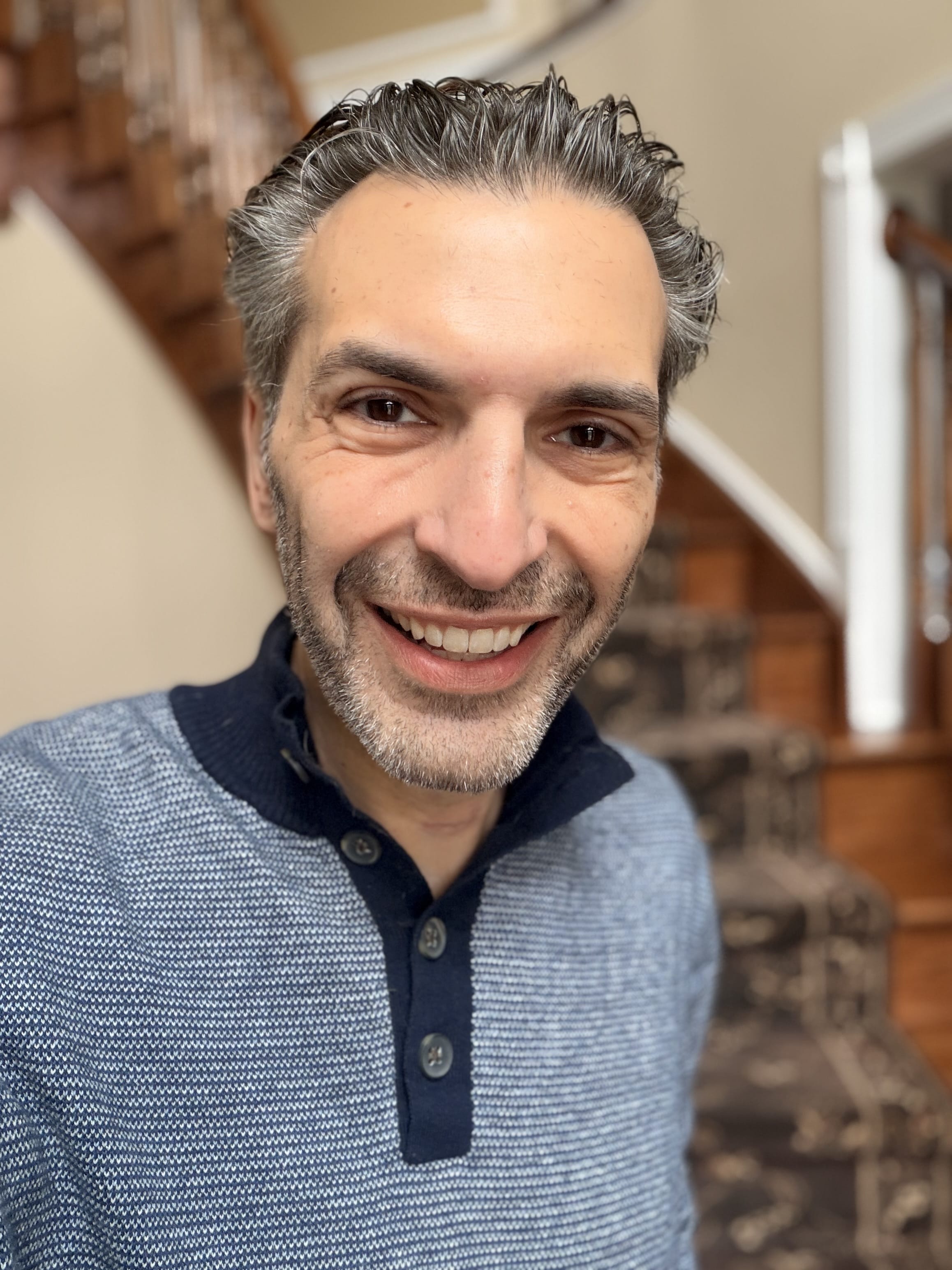 Lex Friedman in a portrait mode photo