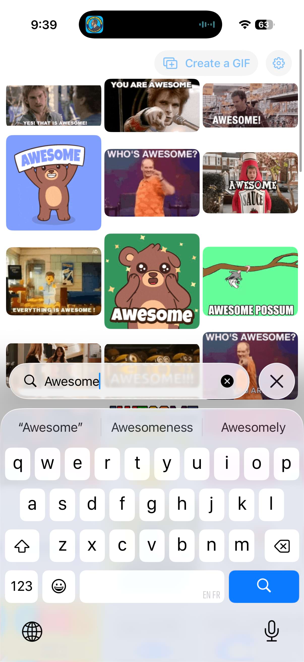 Gnome running on an iPhone
